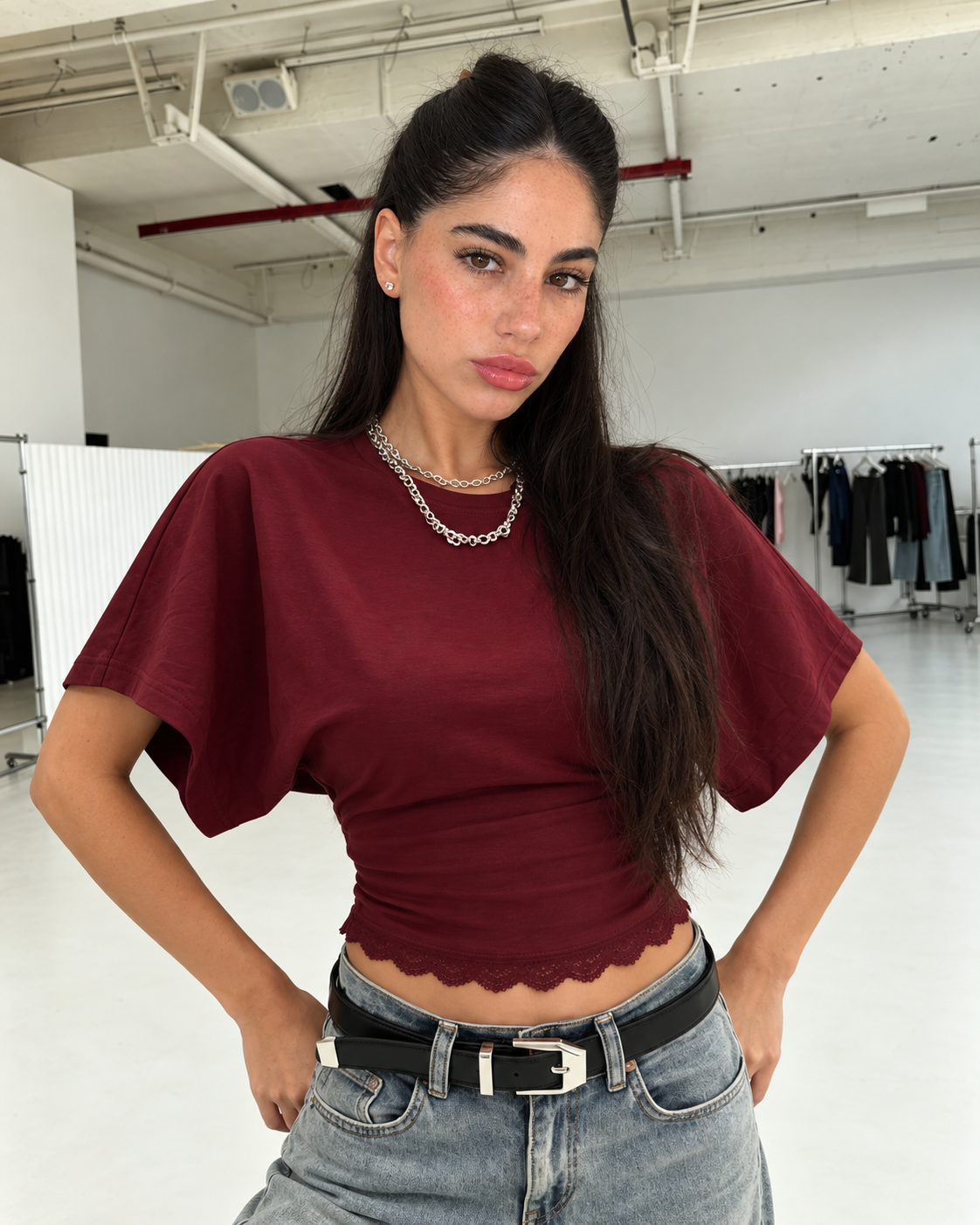 טופ תחרה דגם Aria