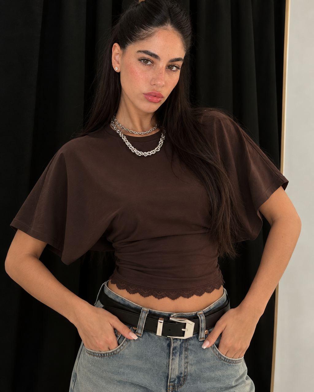 טופ תחרה דגם Aria