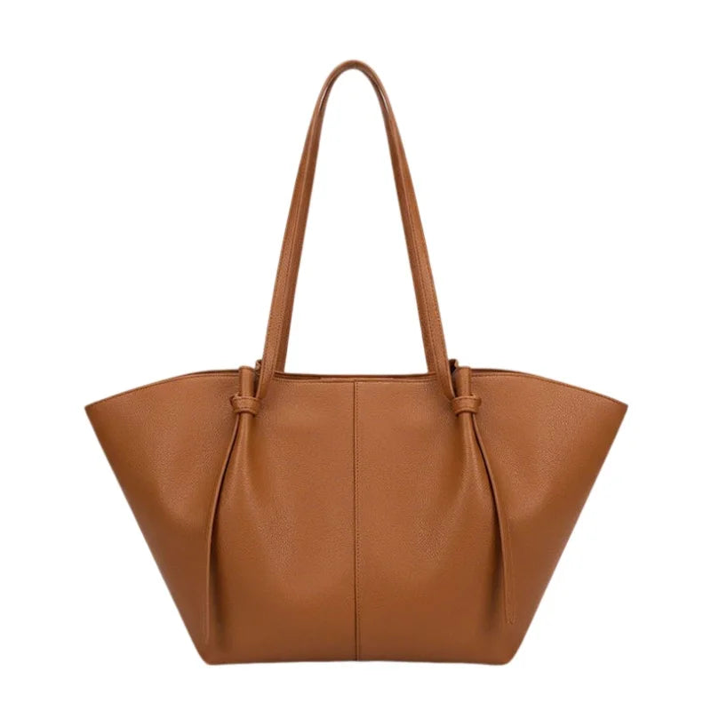 תיק טוט דגם Maya בצבע קוניאק