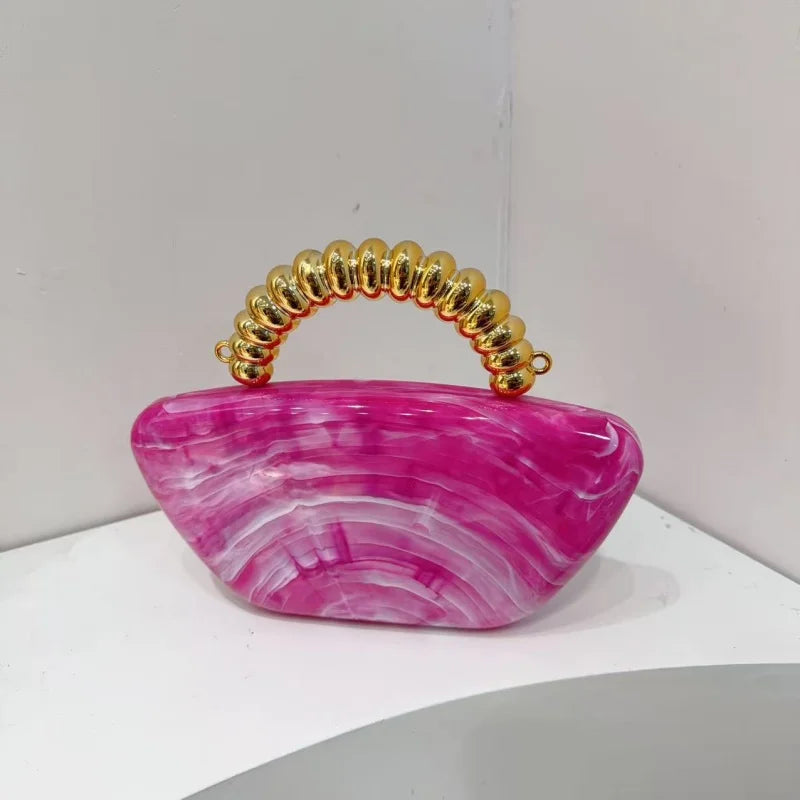 קלאץ' דגם Opal בצבע פוקסיה